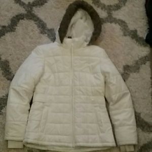 White winter jacket